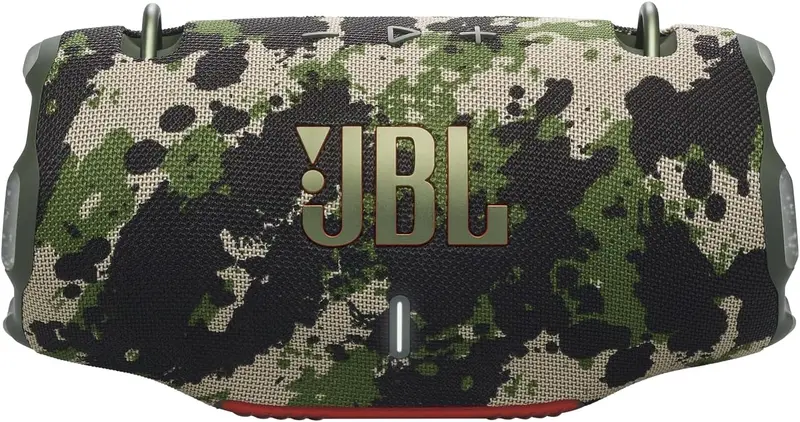 JBL Xtreme 4 Bluetooth-Lautsprecher in Camouflage-Optik – Tragbare Soundbox mit tiefem Bass, KI-Sound-Boost und integrierter Powerbank – IP67-wasserdicht und staubgeschützt – bis zu 24 Stunden Akkulaufzeit