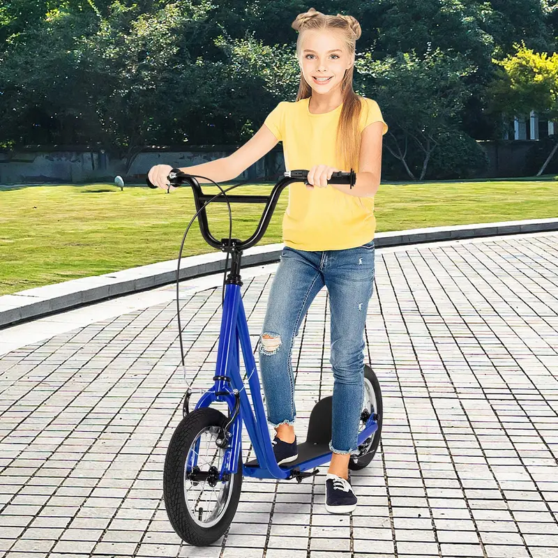 Jugend-Kick-Scooter für Erwachsene mit Rahmen aus Kohlenstoffstahl 2