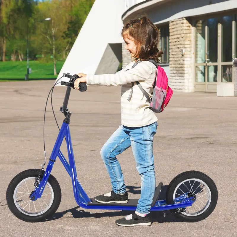 Jugend-Kick-Scooter für Erwachsene mit Rahmen aus Kohlenstoffstahl