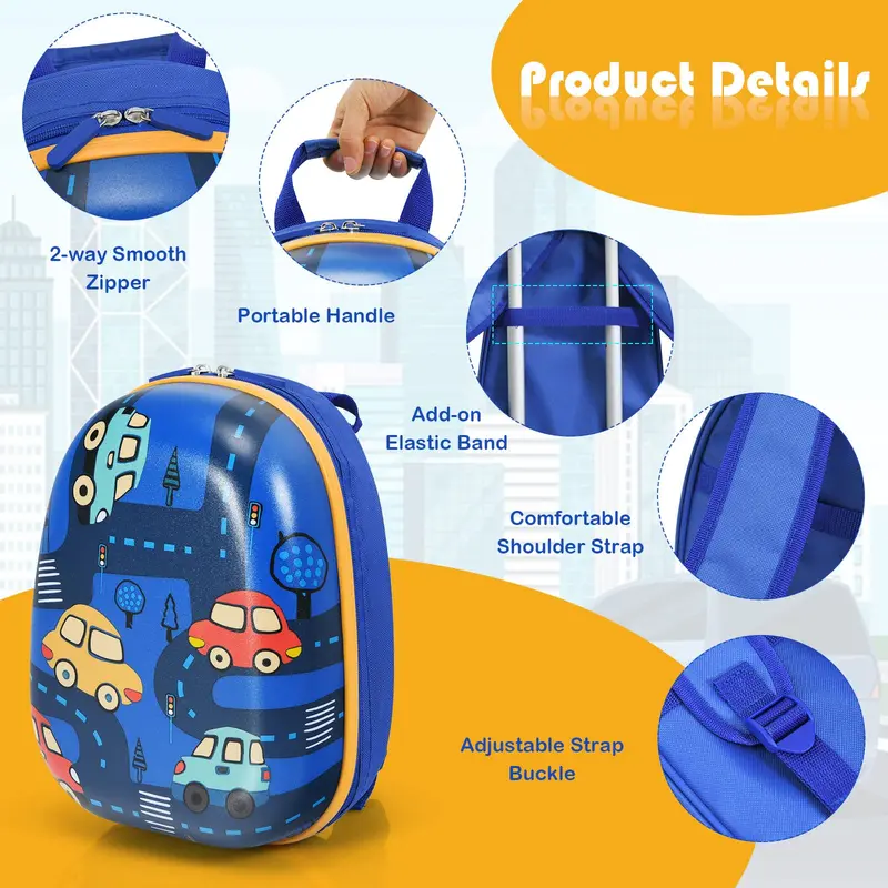 Kinder-Koffer-Set, 30 cm & 45 cm Kinder-Handgepäck-Set