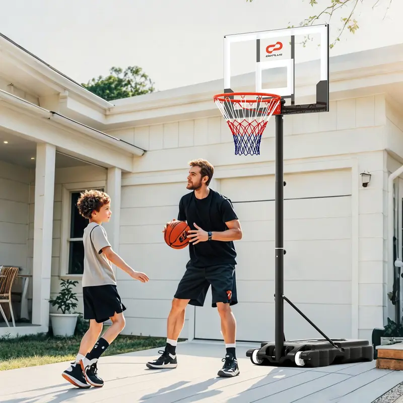 Kinder-Mobiles, höhenverstellbares Basketballkorb-System (3,3–7 Fuß) 2