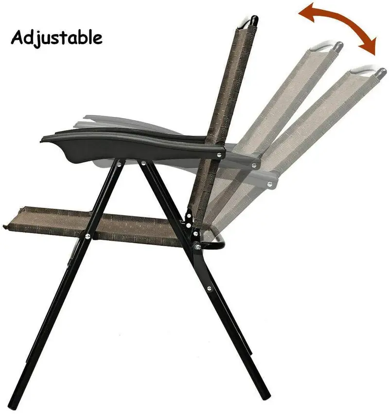 Klappbare Hängesessel im Set zu 2 Stück – tragbare Stühle für Terrasse, Garten, Pool, Außen- und Innenbereich