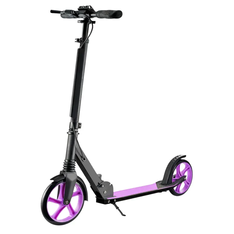 Klappbarer Aluminium-Tretroller für Kinder mit verstellbarem Lenker 2