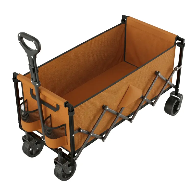 Klappbarer Nutzwagen mit Stahlrahmen und 480-lb-Tragkraft 2