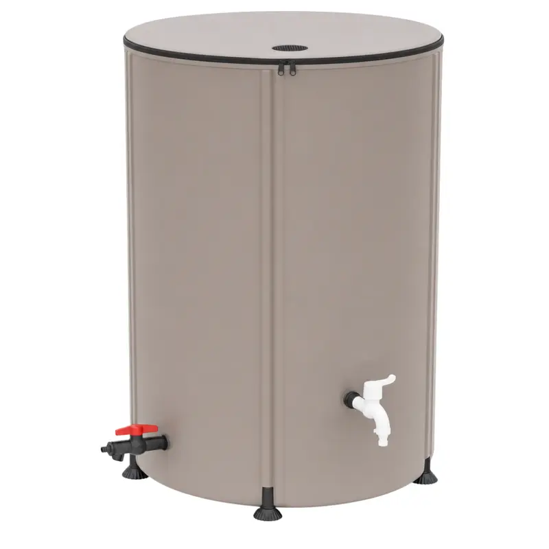 Klappbarer Regenwassertank mit 105 Gallonen Fassungsvermögen für Garten und Dachrinnen 2