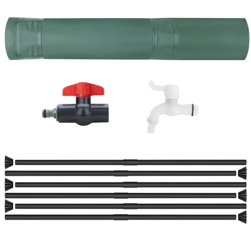 Klappbarer Regenwassertank mit 105 Gallonen Fassungsvermögen für Garten und Dachrinnen