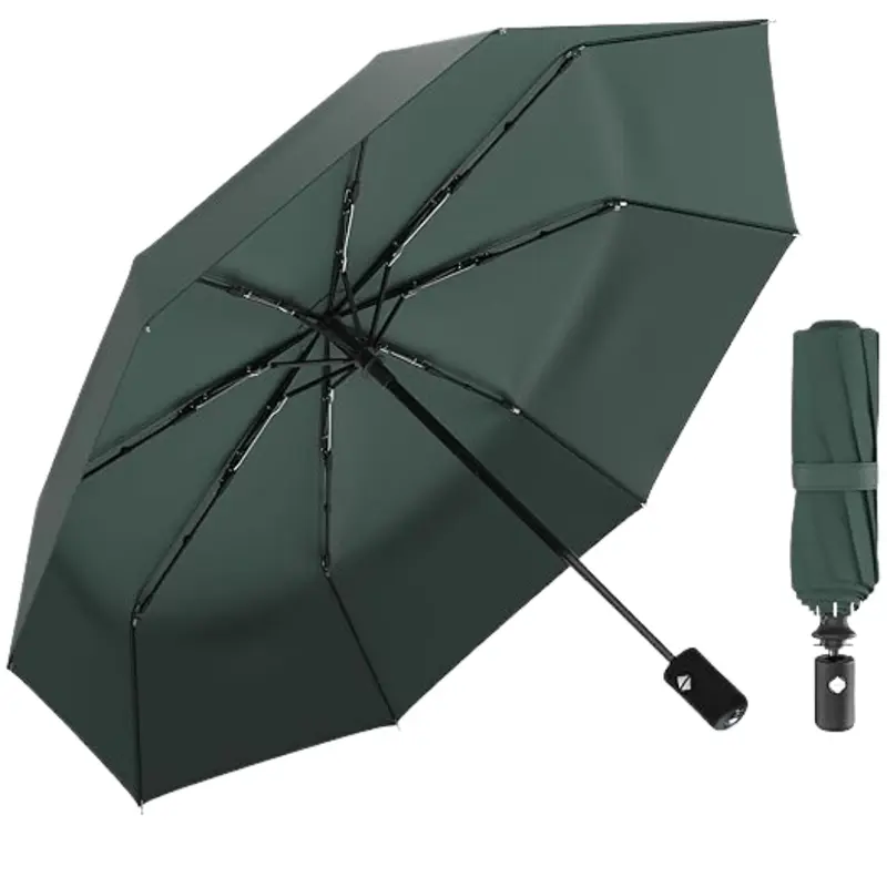 Klappbarer Reise-Regenschirm mit automatischem Öffnen und Schließen sowie Fiberglasrippen 2