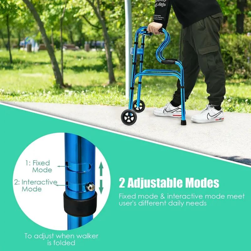 Klappbarer Standard-Gehwagen mit 200 kg Tragkraft