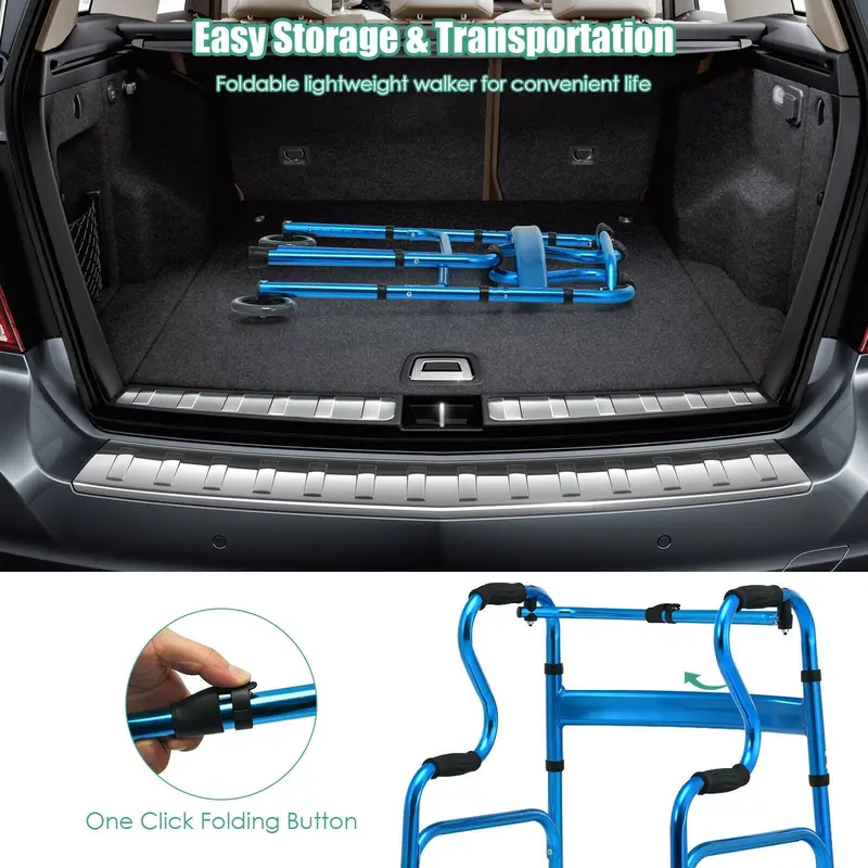 Klappbarer Standard-Gehwagen mit 200 kg Tragkraft