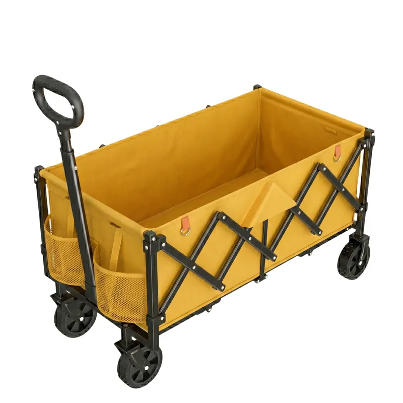 Klappbarer Wagen mit Rahmen aus legiertem Stahl und einer Tragfähigkeit von 163 kg 2