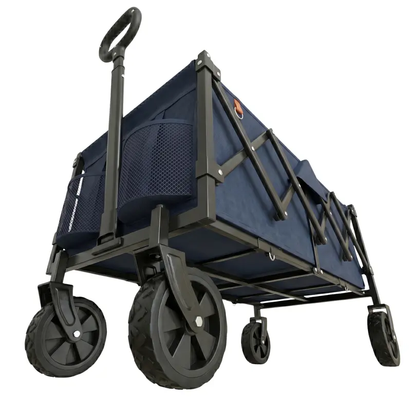 Klappbarer Wagen mit Rahmen aus legiertem Stahl und einer Tragfähigkeit von 163 kg
