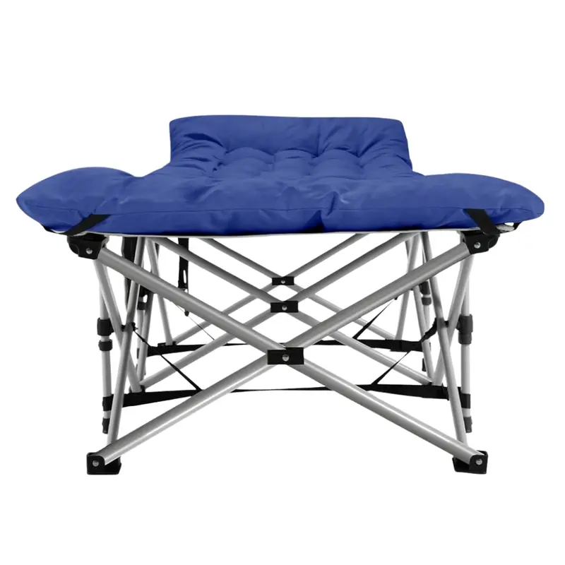 Klappbares Campingbett mit 71 cm breiter Matratze und Tragfähigkeit bis 272 kg