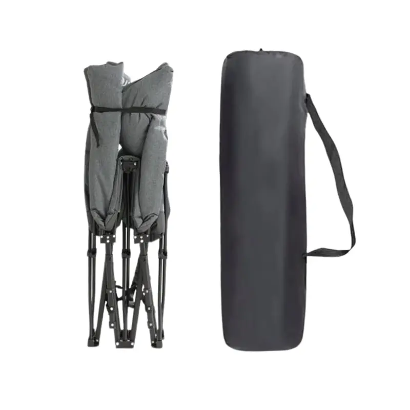 Klappbares Campingbett mit Matratze und Kissen – Tragkraft bis 450 lbs 2