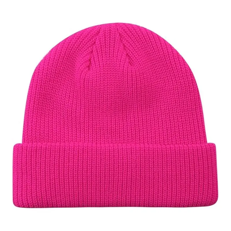 Klassische unisex-Strickmütze für den Winter