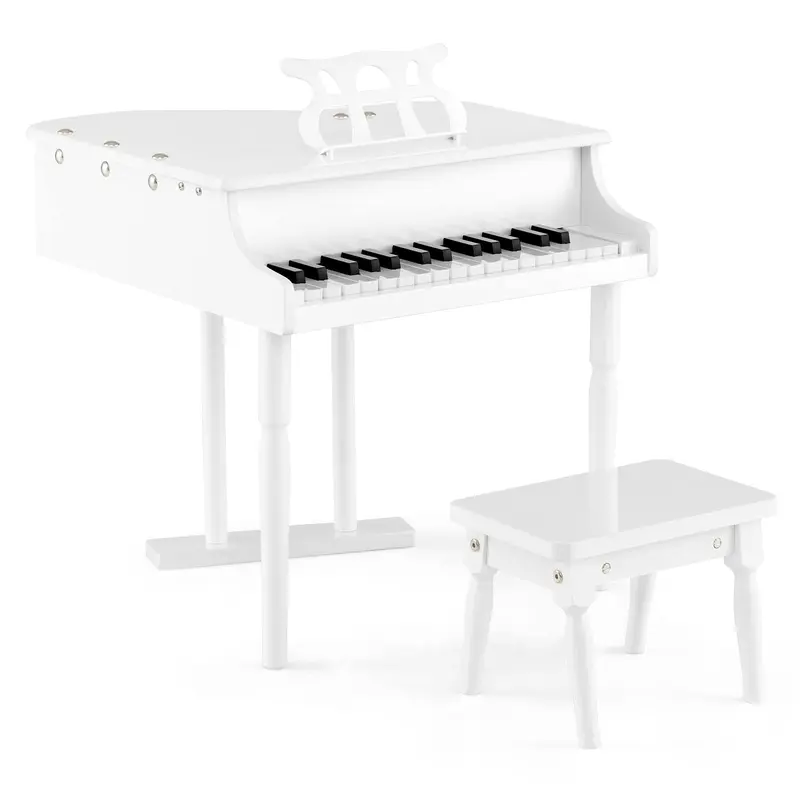 Klassisches Kinderklavier, 30-Tasten-Holz-Klavier im Grand-Piano-Stil