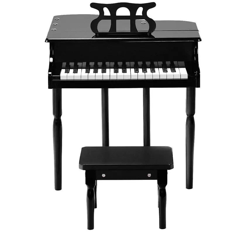 Klassisches Kinderklavier, 30-Tasten-Holz-Klavier im Grand-Piano-Stil