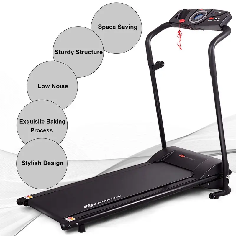 Kompakte Klapp-Laufmaschine für zu Hause – Superfit elektrische Geh- und Laufmaschine