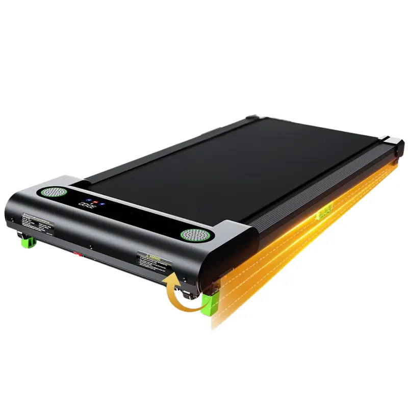 Kompakte Walking-Pad-Laufband mit manueller Neigung und LED-Display