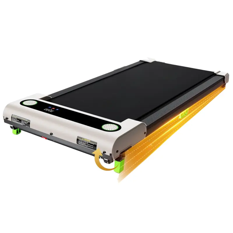 Kompakte Walking-Pad-Laufband mit manueller Neigung und LED-Display
