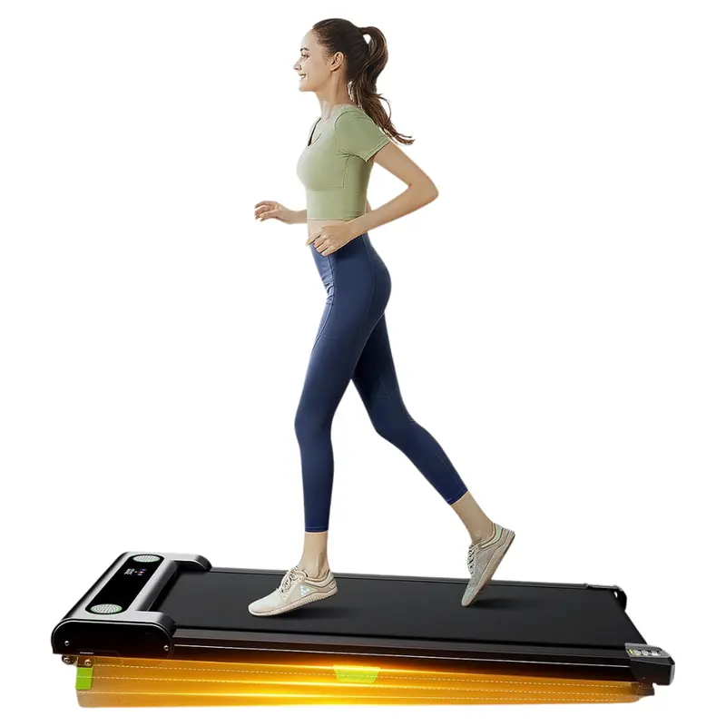 Kompakte Walking-Pad-Laufband mit manueller Neigung und LED-Display