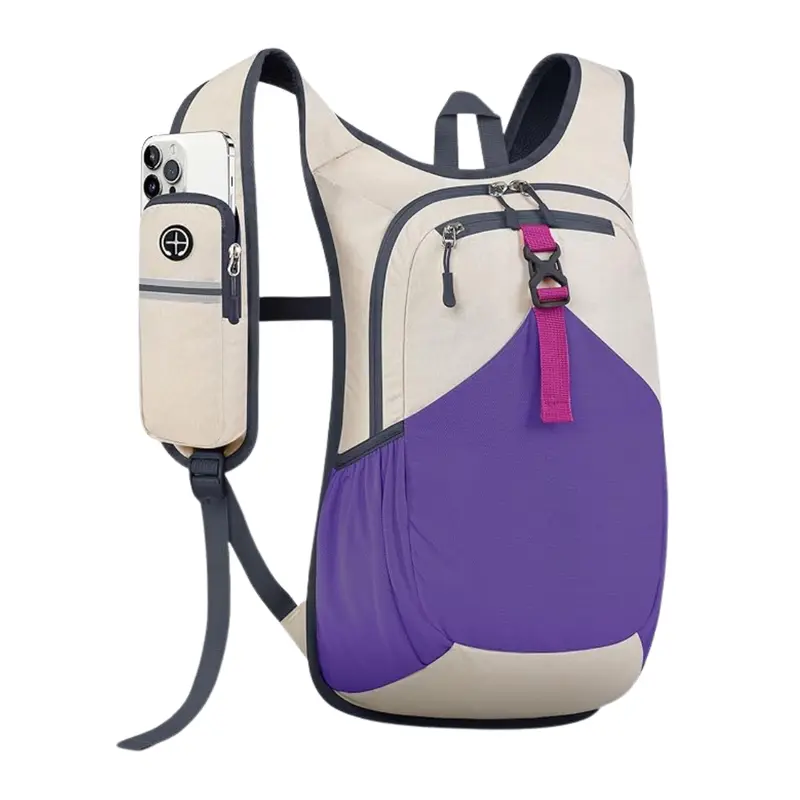 Kompakter, faltbarer Wanderrucksack für Reisen, Pendeln und Camping