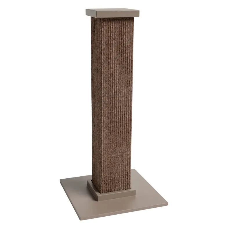 Kratzbaum für Katzen, 76 cm hoch, mit Sisal-Ummantelung und quadratischer Basis