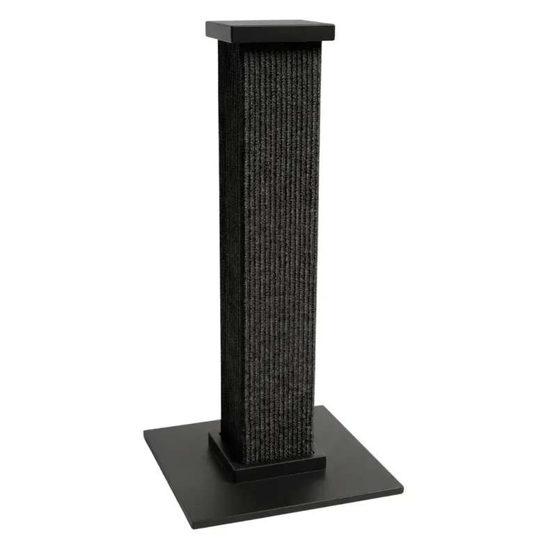 Kratzbaum für Katzen, 76 cm hoch, mit Sisal-Ummantelung und quadratischer Basis