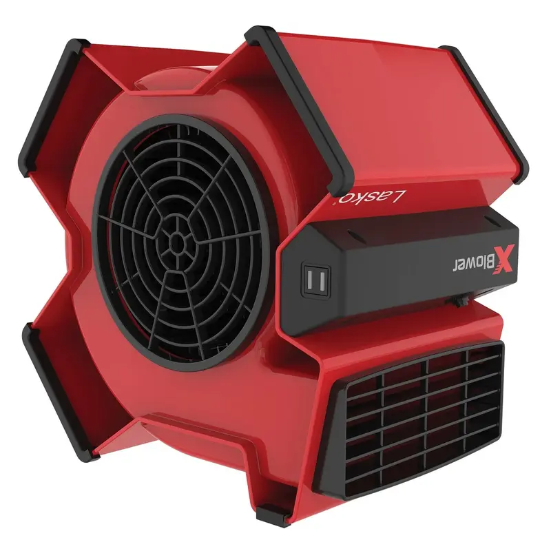 Lasko X-Blower Multifunktions-Lüfter mit 3 Geschwindigkeitsstufen und variabler Positionierung, Modell X12900, Rot 2