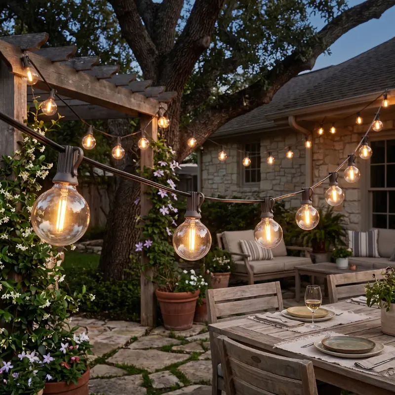 LED-G40-Außen-String-Lichter im Globus-Stil mit Fernbedienung und Timer 2
