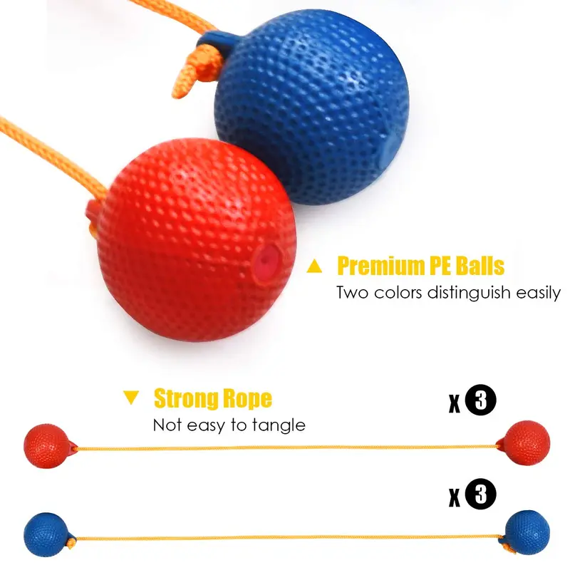 Leiter-Wurfspiel-Set, Leiter-Ball-Wurfspiel-Set für Innen- und Außenbereich
