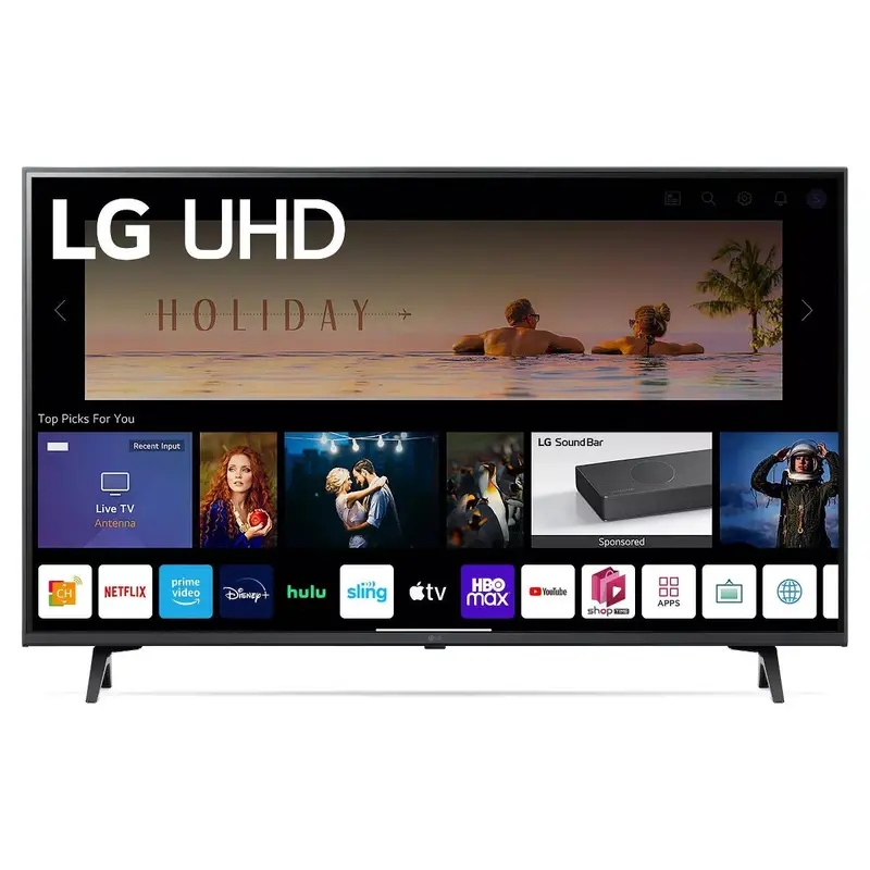 LG 43" 4K UHD Smart-LED-Fernseher mit KI-Prozessor, HDR und webOS – Modell 43UQ7590PUB 2