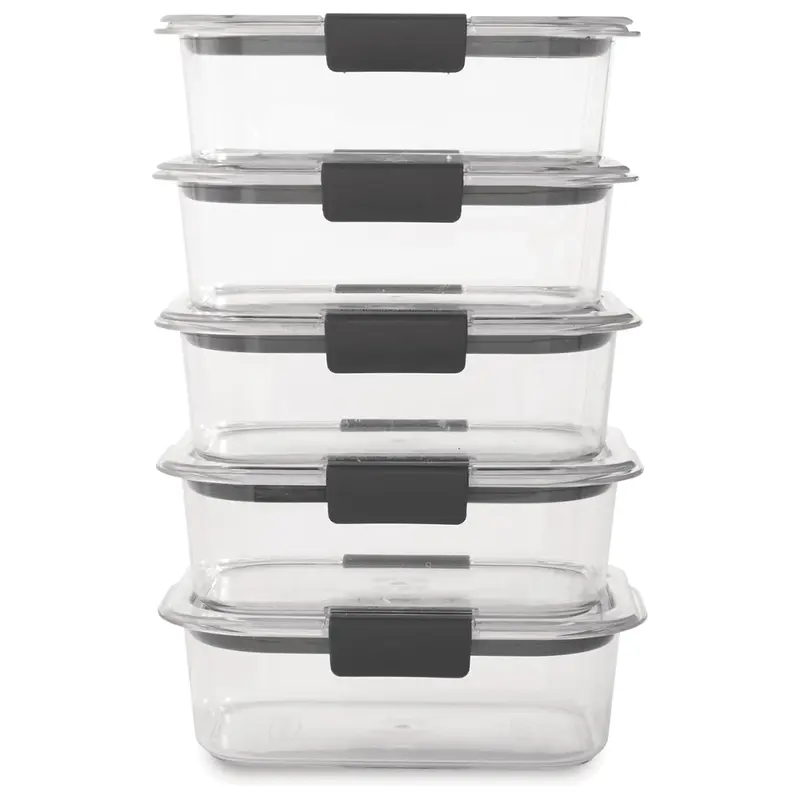 Luftdichte Lebensmittelbehälter mit Deckeln für die Mahlzeiten-Vorbereitung und -Aufbewahrung