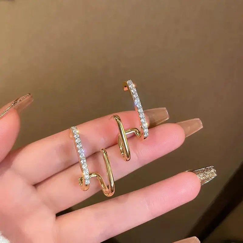 Luxuriöse U-förmige Ohrclips