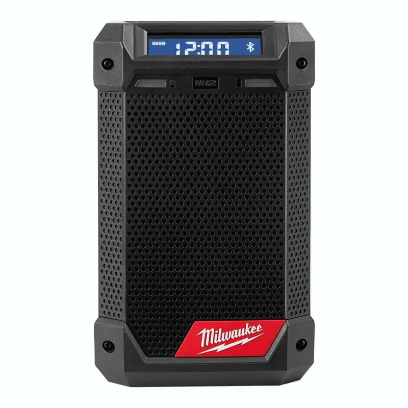 M12 12-Volt-Lithium-Ionen-Akku-Bluetooth-/AM/FM-Baustellenradio mit Ladegerät, Modell 2951-20