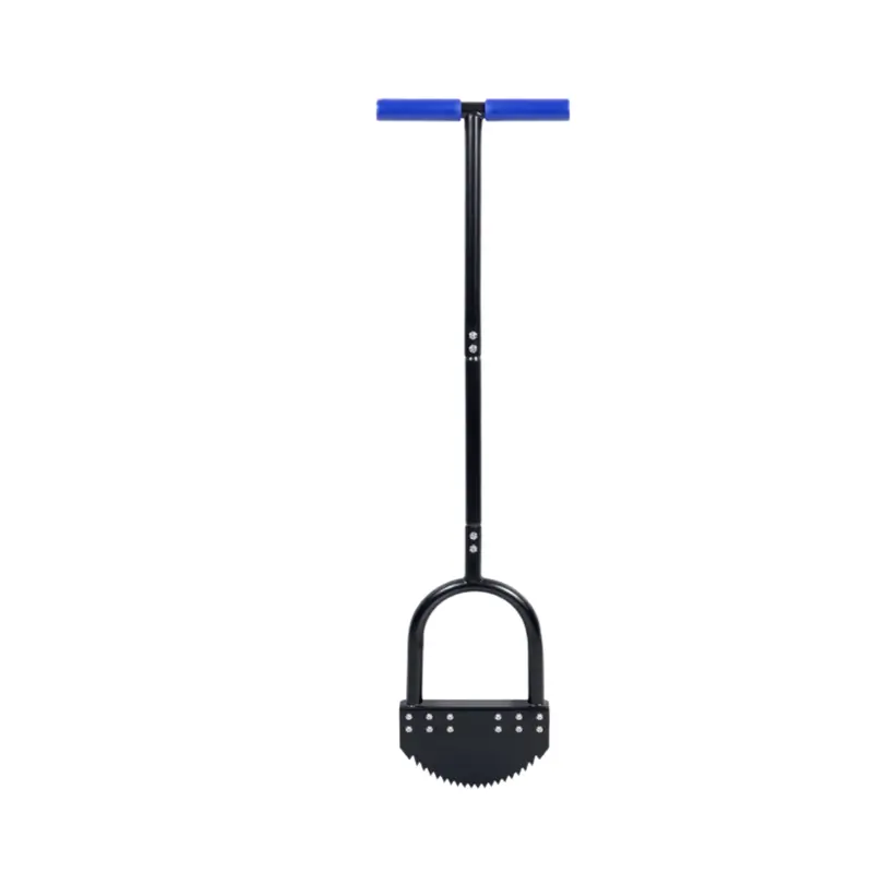 Manuelles Rasenkantenstecher-Set mit 104 cm Länge, Federstahlklinge und Trittplatte 2