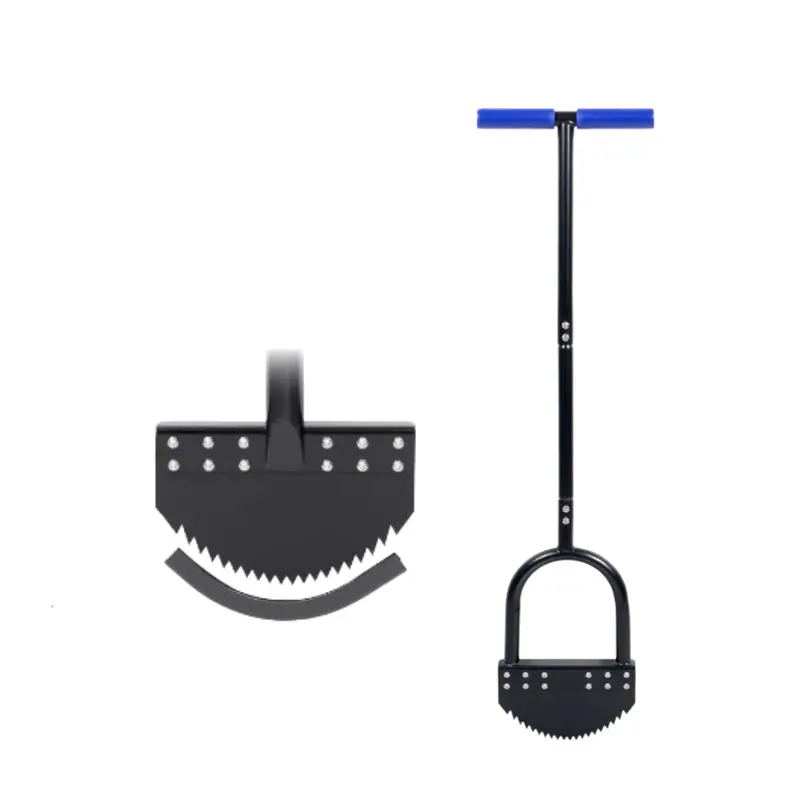 Manuelles Rasenkantenstecher-Set mit 104 cm Länge, Federstahlklinge und Trittplatte