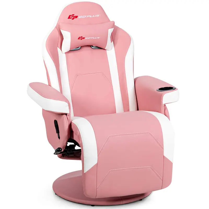 Massage-Gaming-Stuhl im Rennstil, Gaming-Sessel mit Liegefunktion