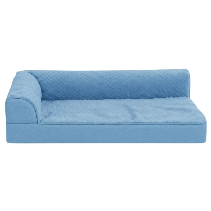 Memory-Foam-Haustierbett mit L-förmigem Randpolster und abnehmbarer Bezugsauflage 5