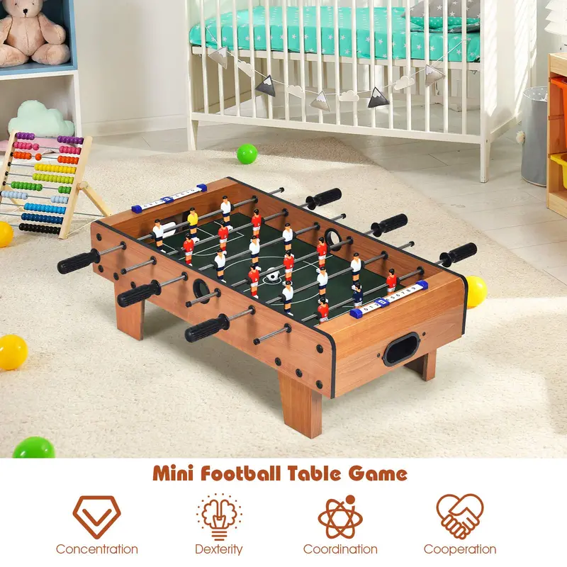 Mini-Fußballtisch, 69 cm großes Fußball-Spielbrett