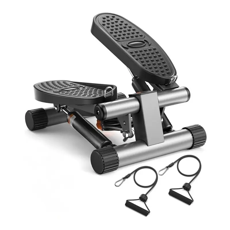 Mini-Stepper-Trainingsgerät mit hydraulischem Widerstand und Widerstandsband 2