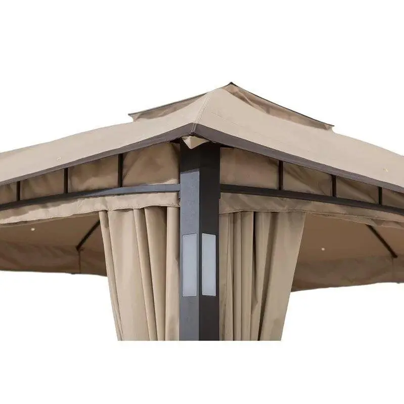Moorehead-Stahl-Pavillon für die Terrasse, 3,66 m x 3,05 m