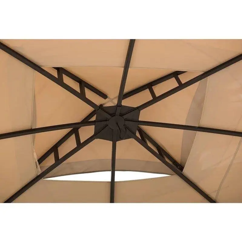 Moorehead-Stahl-Pavillon für die Terrasse, 3,66 m x 3,05 m