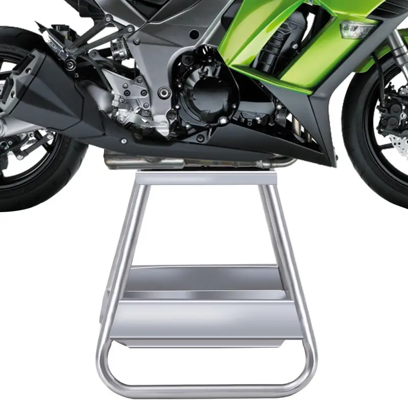 Motorrad-Motocross-Dirtbike-Panelständer mit Hebevorrichtung, Wartungsheber und Hubhebel – Tragfähigkeit bis 1000 lb (10" × 10" mit abnehmbarer Ölschale) 2