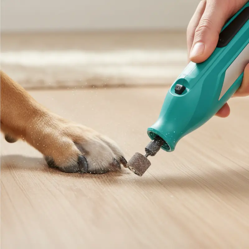 Nageltrimmer für Hunde und Katzen mit kabelloser Bauweise zur Pflege der Krallen