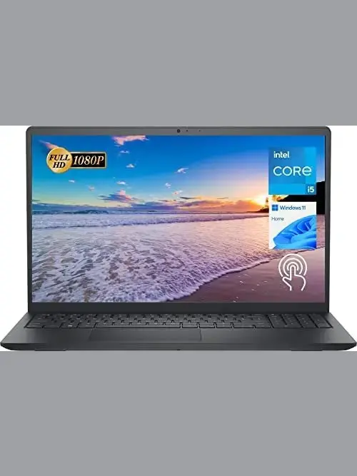Neuester Dell Inspiron 15 3511 Laptop, 15,6" Full-HD-Touchscreen, Intel Core i5-1035G1, 12 GB RAM, 256 GB PCIe NVMe M.2 SSD, SD-Kartenleser, Webcam, HDMI, WLAN, Windows 11 Home, Schwarz 2