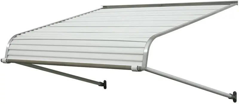 NuImage-Markise Serie 60425, Aluminium-Türvordach mit Stützarmen, Modell 2500