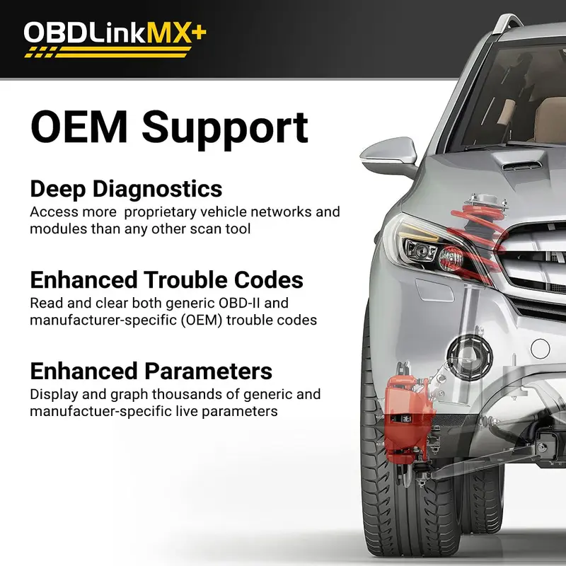 OBDLink Bluetooth-Scanner für iPhone, Android und Windows