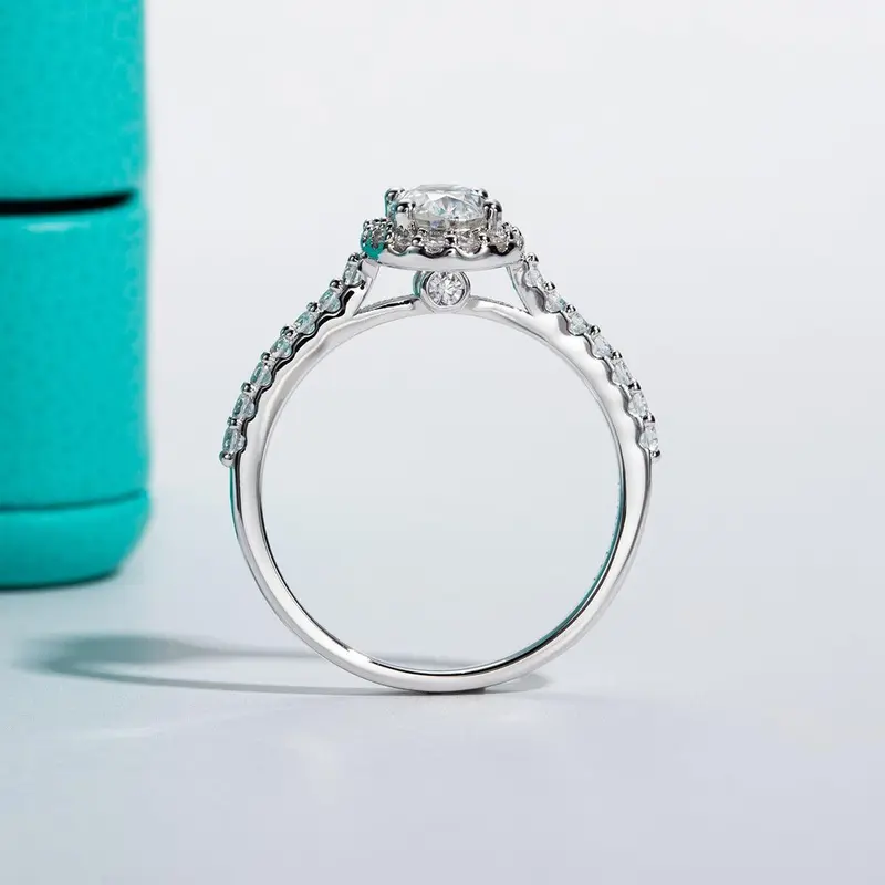 Ovaler Halo-Ring 2