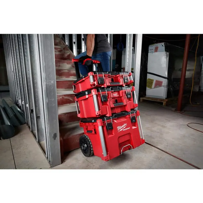 PACKOUT Rollwerkzeugkasten, 55 cm, inkl. 55-cm-Groß- und 55-cm-Mittel-Werkzeugkasten (Modellnummern 8426-8425-8424)