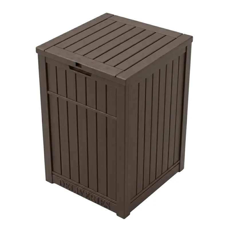 Paket-Zustellbox 180 L aus Harz mit Schild für Paketabholung